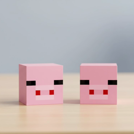 Tiradores Cerdito MineCraft