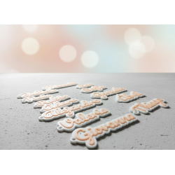 Llavero NOMBRE personalizado GLOW IN THE DARK