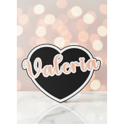 LÁMPARA LED Corazón Personalizado