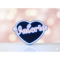 LÁMPARA LED Corazón Personalizado