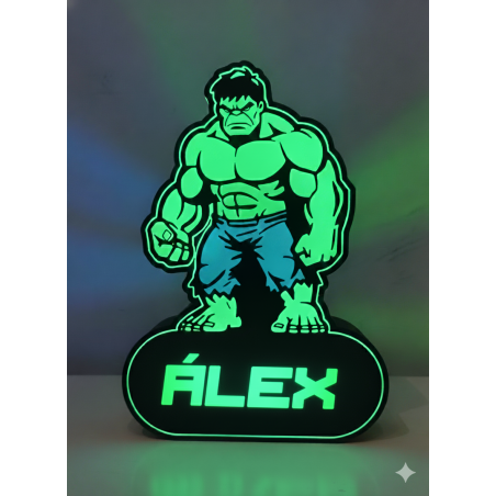 Lámpara LED HULK Personalizada