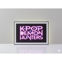 Lámpara LED KPop Demon Hunters